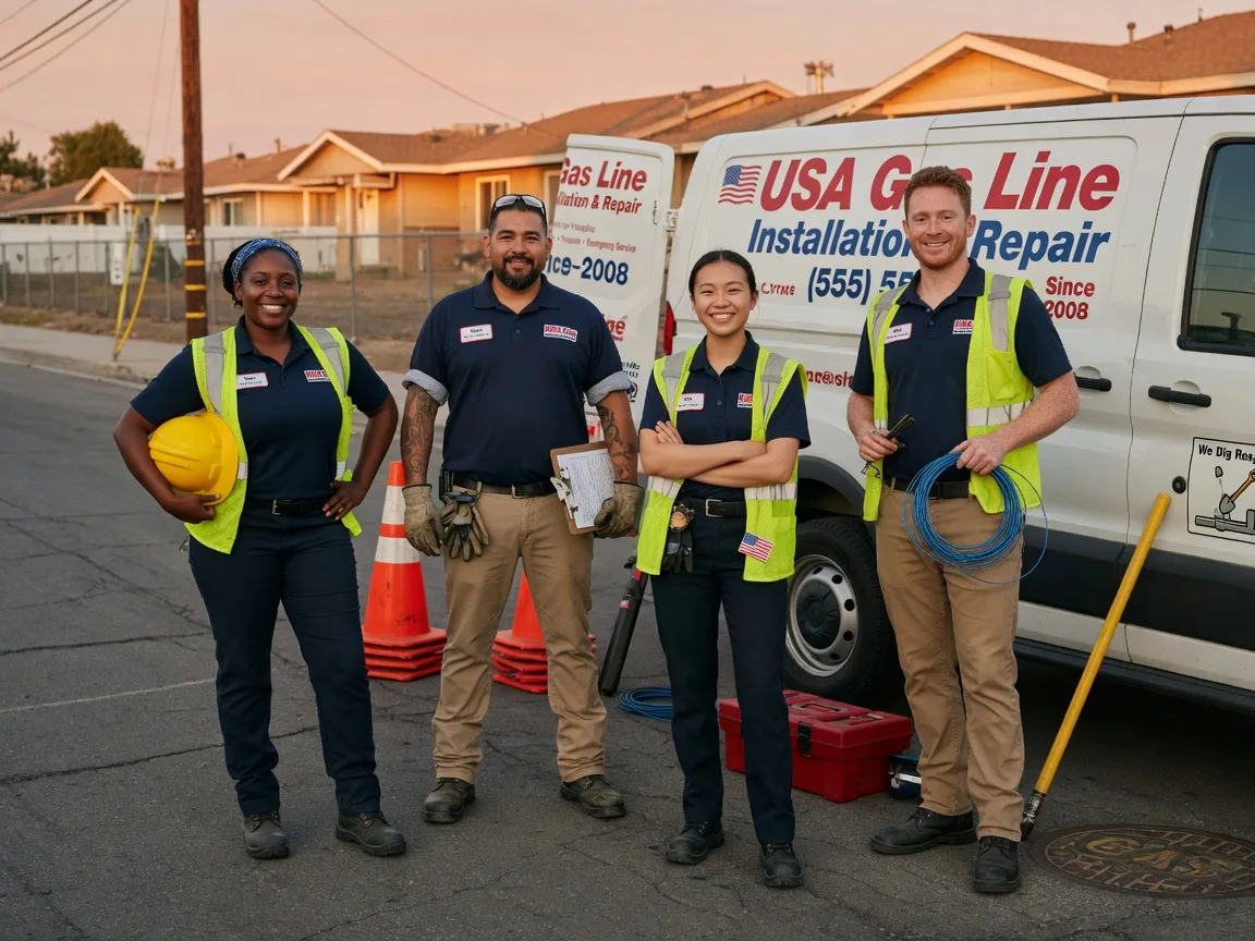 Gas Line Installation company in Harmon, IL